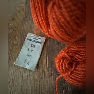 Rauma Spelsaugarn Weaving Yarn from Norway